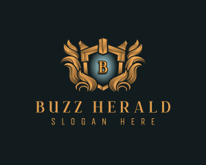 Herald Premium Crest logo design