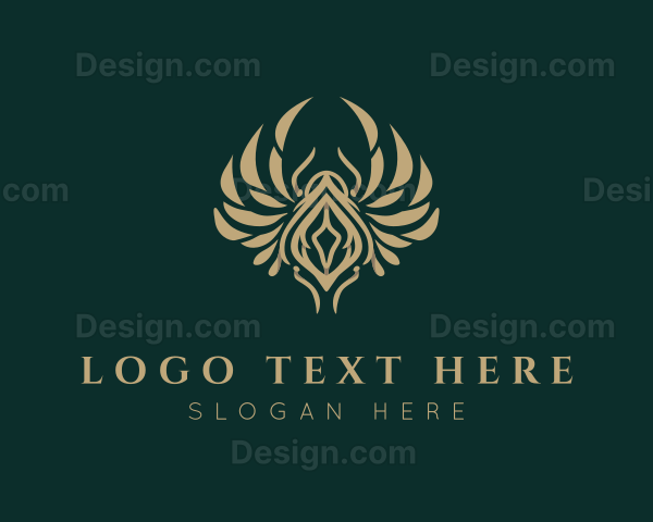 Luxury Gold Scarab Logo