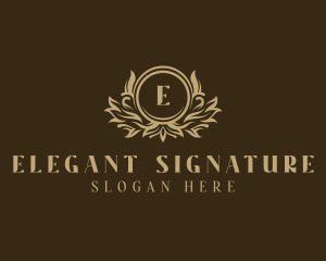 Floral Elegant Beauty logo design