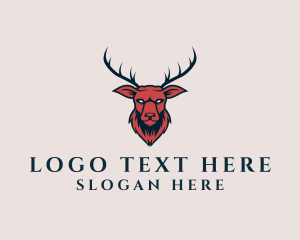 Animal Deer Head logo