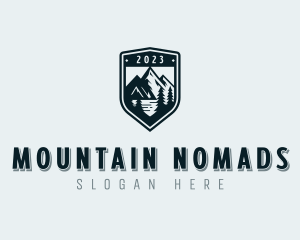 Shield Outdoor Mountaineering logo design