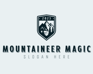 Shield Outdoor Mountaineering logo design