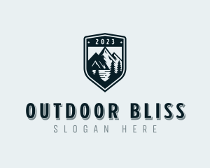 Shield Outdoor Mountaineering logo design