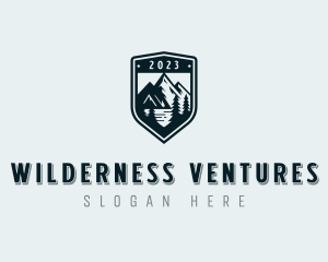 Shield Outdoor Mountaineering logo design