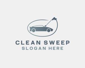 Car Wash Power Washer Cleaning logo design