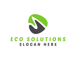 Leaf Eco Gardening logo design