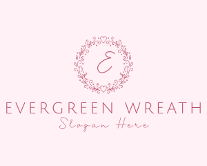 Floral Wreath Wedding Planner logo design