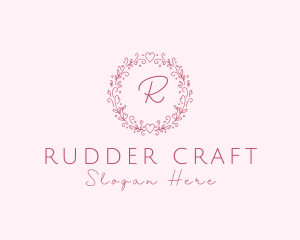 Floral Wreath Wedding Planner logo design