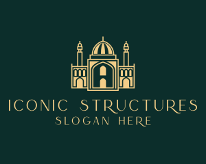 Mosque Landmark Architecture logo design