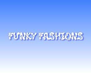 Funky Bold Y2K Text Font logo