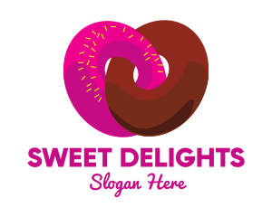 Interlocked Sweet Donuts logo