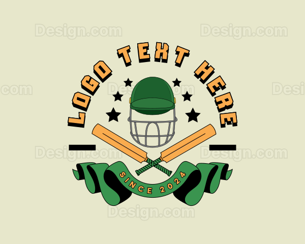 Cricket Helmet Varsity Logo