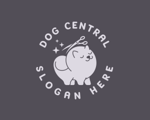 Dog Haircut Grooming logo design