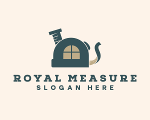 Tape Measure Construction Repair logo design