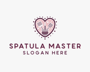 Heart Pastry Baking logo design