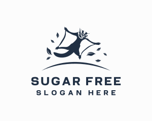 Simple Sugar Glider Animal logo design