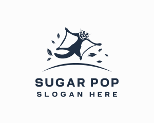 Simple Sugar Glider Animal logo design