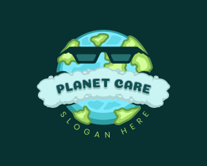 Planet Earth Sunglasses logo design