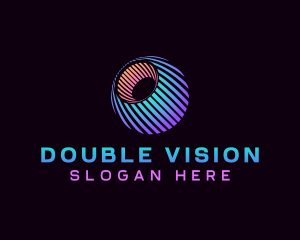 Digital Eye Vision Sphere logo design