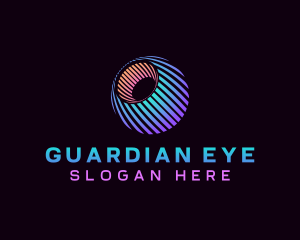 Digital Eye Vision Sphere logo design