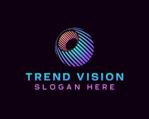 Digital Eye Vision Sphere logo design