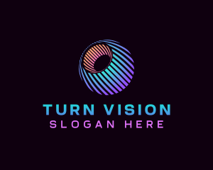 Digital Eye Vision Sphere logo design