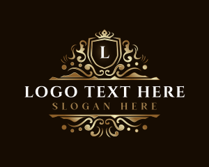 Luxury Shield Crown logo