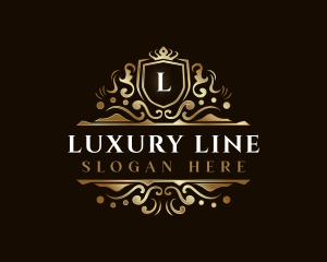 Luxury Shield Crown logo design