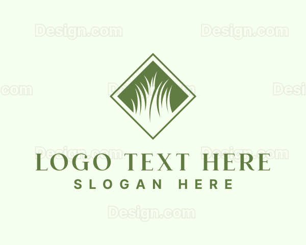 Green Garden Grass Logo