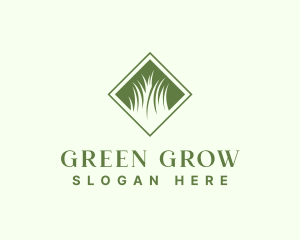 Green Garden Grass logo design