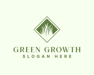 Green Garden Grass logo design