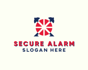 Alarm Clock Time Watch logo design