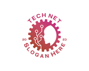 Cog Head Technology Circuit logo