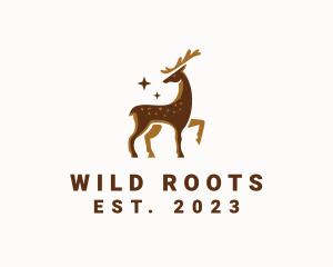 Wild Deer Hunting logo design