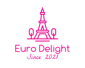 Eiffel Tower Landmark  logo