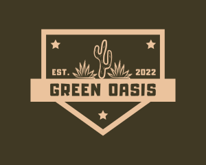 Western Cactus Plants logo design