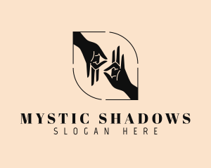 Mystical Hand Gesture logo design