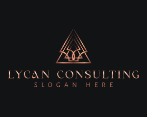 Pyramid Triangle Company logo design