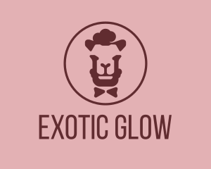 Camel Bowtie Silhouette logo