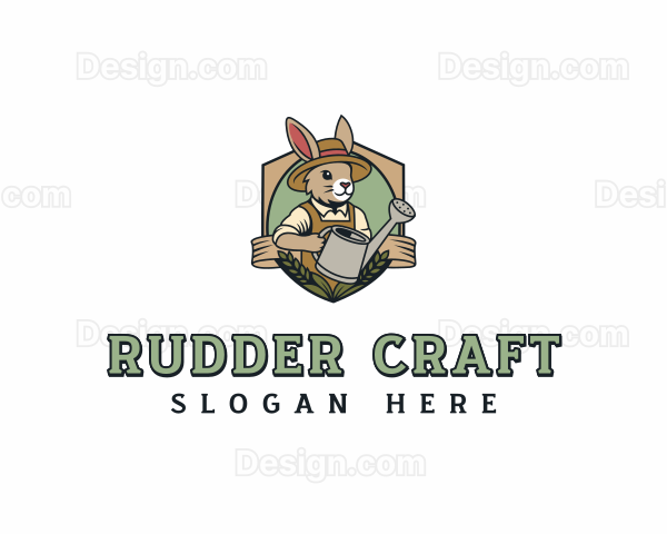 Rabbit Backyard Gardening Logo