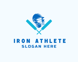 Cricket Sport Athlete logo design