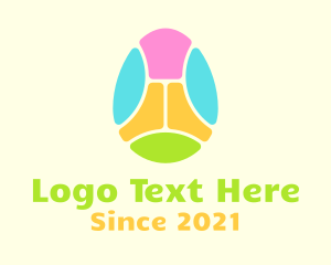 Mosaic Easter Egg logo