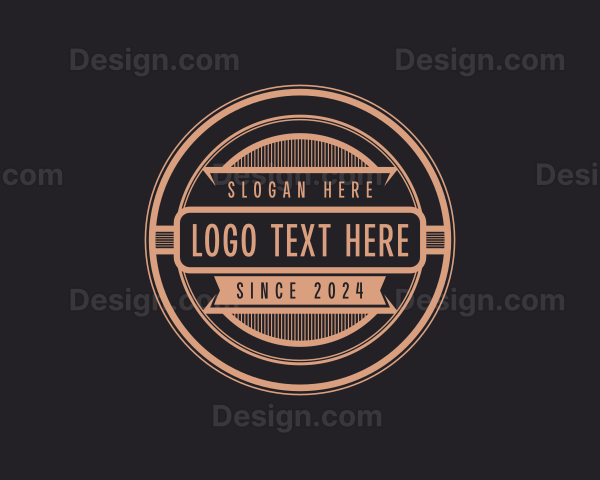 Whiskey Bourbon Brand Logo