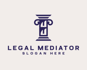 Legal Law Column logo design