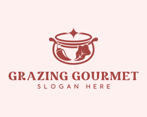 Chinese Hot Pot Dining logo design