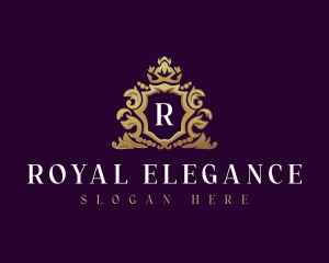 Elegant Royal Shield logo design