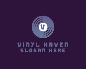 DJ Vinyl Musician logo