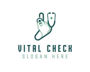 Stethoscope Health Checkup  logo