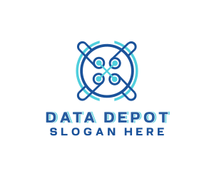 Data Circuit Network logo design