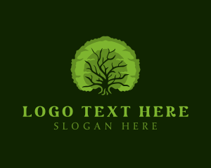 Natural Oak Tree logo